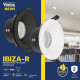 Світильник точковий врізний Violux IBIZA-R GU10 IP44 чорний ( 130108 )