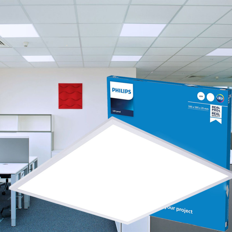 Светодиодная панель LED 40W 6500K 3600Lm IP20 RC035B36S/865 CLI W60L60 RCA "PHILIPS"
