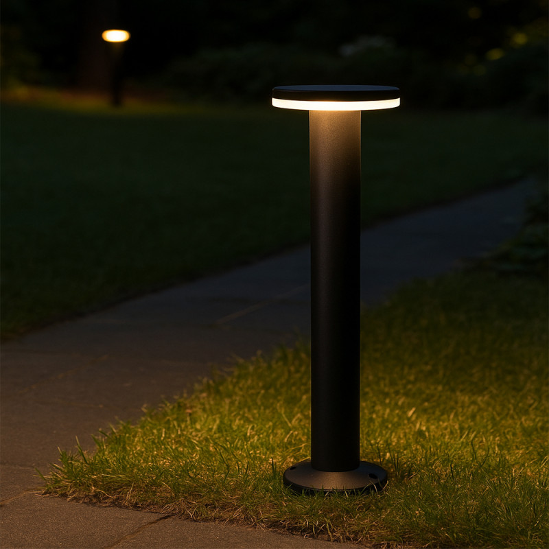 Светильник парковый ландшафтный Violux HYATT-R 12 Вт IP65 черный ( 500510 )