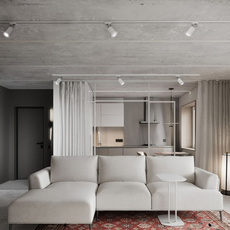 Трековий світильник LED Ledcoin ML334 під лампу білий 80895