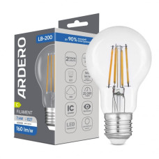 Светодиодная лампа LED Ardero LB-200 7,4Вт E27 4000K Filament 80844
