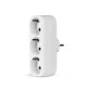 Мережевий розгалужувач із заземленням 3 гнізда білий TITANUM STANDARD (ТF-MR316G-W)