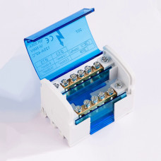 Шина нулевая на Din-рейку в пластиковом корпусе 2х7 125А TAKEL (502970)