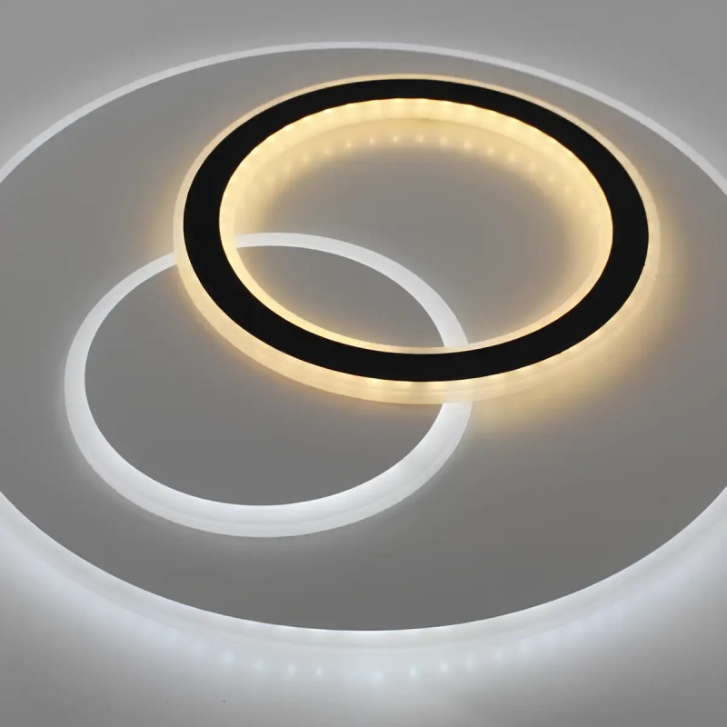 Стельовий LED світильник-люстра VELMAX V-СL-MIRAY-R, max 70W, 3000K-6500K, 4200Lm з пультом (23-44-45)