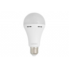 Светодиодная аккумуляторная лампа Luxel A60 7W 220V E27 (063-NEL 7W)