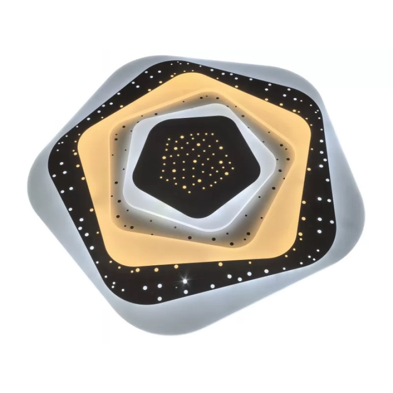 Светодиодный смарт светильник Luxel IP20 с пультом управления 120w (CLQR-120)