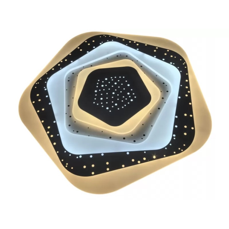 Светодиодный смарт светильник Luxel IP20 с пультом управления 120w (CLQR-120)