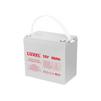 Аккумуляторная батарея гелевая 12V-50Ah вес14,5 кг LUXEL (LBG-12V50AH)
