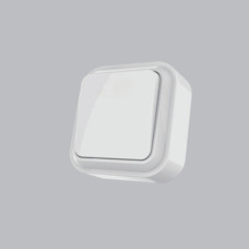 Выключатель 1-кл. накладной AWM TIMA белый IP20