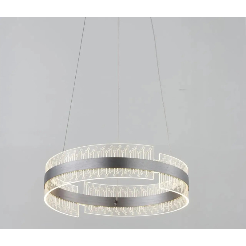 Люстра светодиодная подвесная 150Вт VALESO V K37089 BK 150W