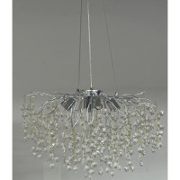 Підвісна люстра кришталева Sirius у класичному стилі під дванадцять ламп G9 хром IP20 WM-7020/800 