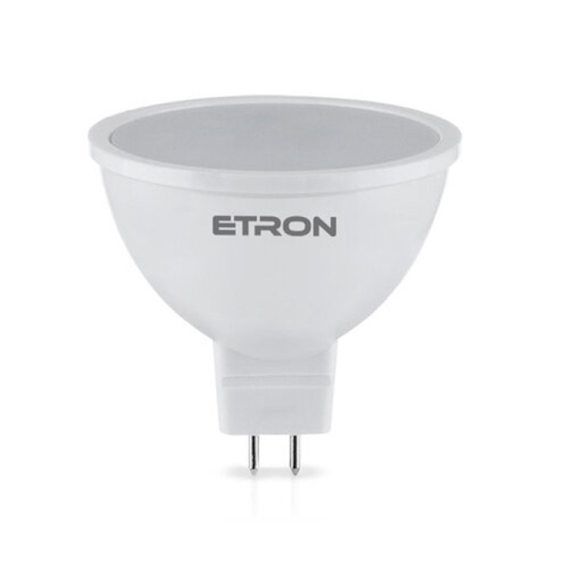 Світлодіодна LED лампа ETRON 6W 3000K GU5.3 MR16 тепле світло 1-ELP-845