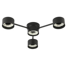 Потолочный светильник спот FlexLine GX53 4x15Вт черный 1-EFP-2210 TM ETRON