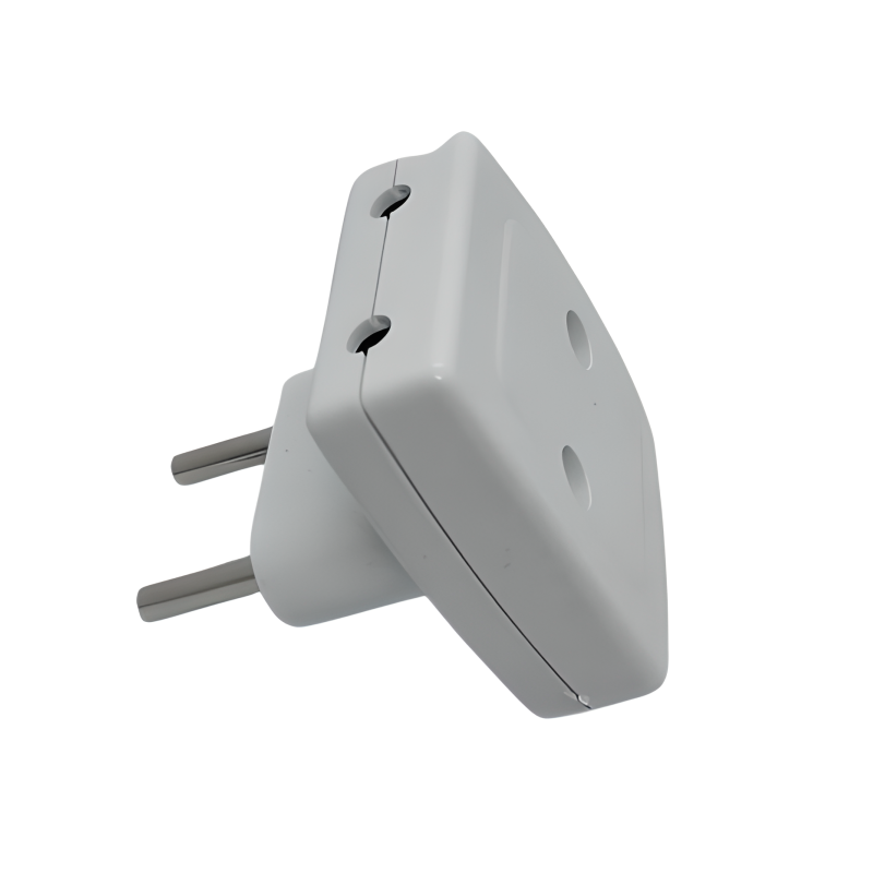 Трійник ERKA 2004, 10A, без з/к, 3 гнізда, білий