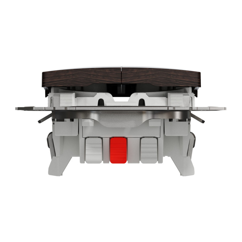 Переключатель двухклавишный проходной 10А-250В Венге Sedna Design Schneider Electric SDD181108