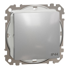 Переключатель с защитой IP44 алюминий Sedna Design & Element Schneider Electric SDD213106