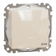 Перемикач з захистом IP44 бежевий Sedna Design & Element Schneider Electric SDD212106