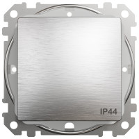 Переключатель с защитой IP44 матовый алюминий Sedna Design & Element Schneider Electric SDD270106