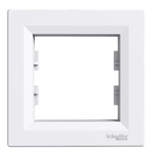 Рамка одинарная SCHNEIDER Asfora белая