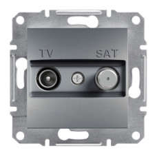 Розетка TV-SAT конечная 1 dB Asfora Schneider Electric сталь EPH3400462