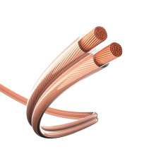 Акустический провод Dialan 2х2.0 CCA прозрачный (100м)