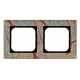 Рамка 2-а горизонтальна Камінь Ospel Sonata