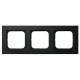 Рамка 3-я горизонтальная Черный Ospel Sonata