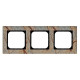 Рамка 3-а горизонтальна Камінь Ospel Sonata