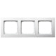 Рамка 3-я горизонтальная белая Ospel AS