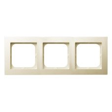 Рамка 3-я горизонтальная крем Ospel AS