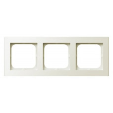 Рамка 3-я горизонтальная крем Ospel Sonata