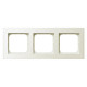 Рамка 3-я горизонтальная крем Ospel Sonata