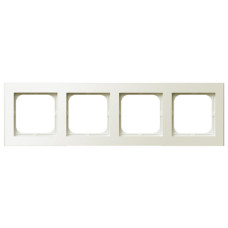 Рамка 4-я горизонтальная крем Ospel Sonata