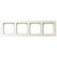 Рамка 4-а горизонтальна крем Ospel Sonata
