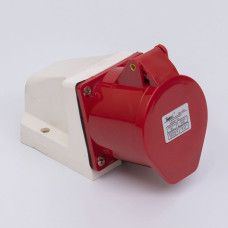 Розетка силовая стационарная 125 (3P+PE+N) 32A 380В IP44 TAKEL (503231)