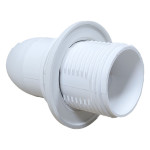 Патрон Е-14 пластиковый, люстра со стопором, белый, Takel (503716)