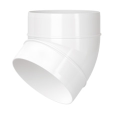 Колено для вент.канала 45гр. d-125мм.