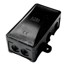 Коробка монтажна Р14  49(72)х94,5х40,5мм, без клем, чорна