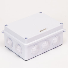 Коробка розподільча зовнішня квадр. без отворів  150х110х70, ІР55, Takel (503405)