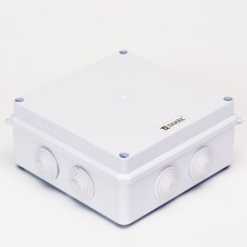 Коробка розподільча зовнішня квадр. без отворів  150х150х70, ІР55, Takel (503406)