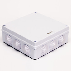 Коробка розподільча зовнішня квадр. без отворів  200х200х80, ІР55, Takel (503409)