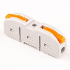 Клема з'єднувальна СМК-421 двостороння сіра Takel (701100)