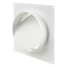 Соединитель для вент. канала d-100мм. с клапаном