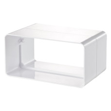 Соединитель плоских каналов 55х110 с пластиной.