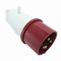 Вилка силовая 014 (3P+PE) 16A 380В IP44 TAKEL (503206)