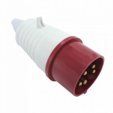 Вилка силовая 015 (3P+PE+N) 16A 380В IP44 TAKEL (503212)