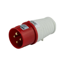 Вилка силовая 024 (3P+PE) 32A 380В IP44 TAKEL (503224)