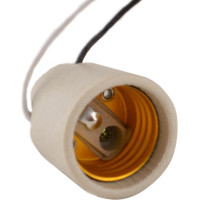 Патрон Е-27 керамический с проводом (S780-27)