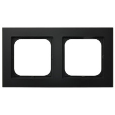 Рамка 2-я горизонтальная Черный Ospel Sonata