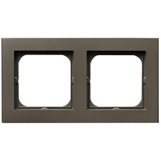 Рамка 2-я горизонтальная Шоколад Ospel Sonata